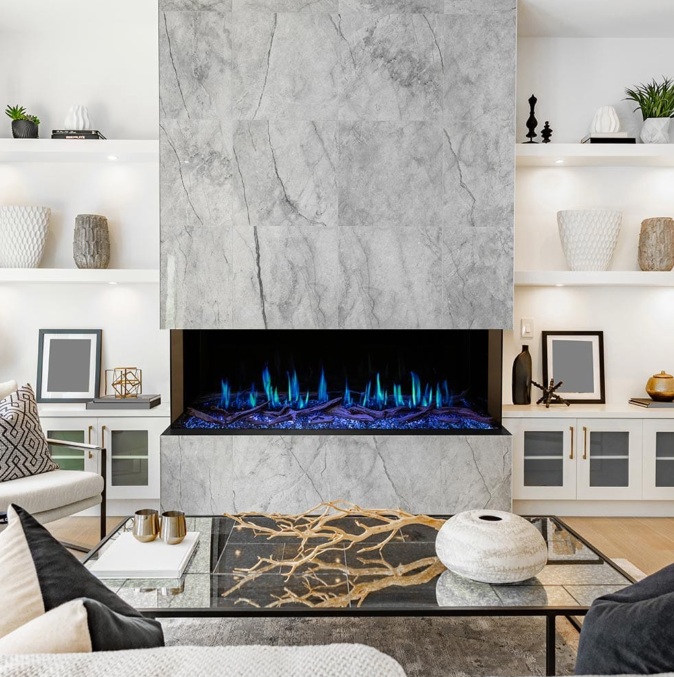 Modern Flames Orion Multi Heliovision Linear Electric Fireplace
