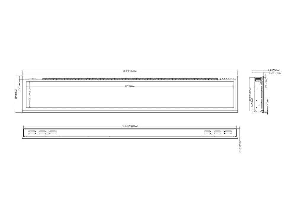 Modern Flames Spectrum Slimline Electric Fireplace