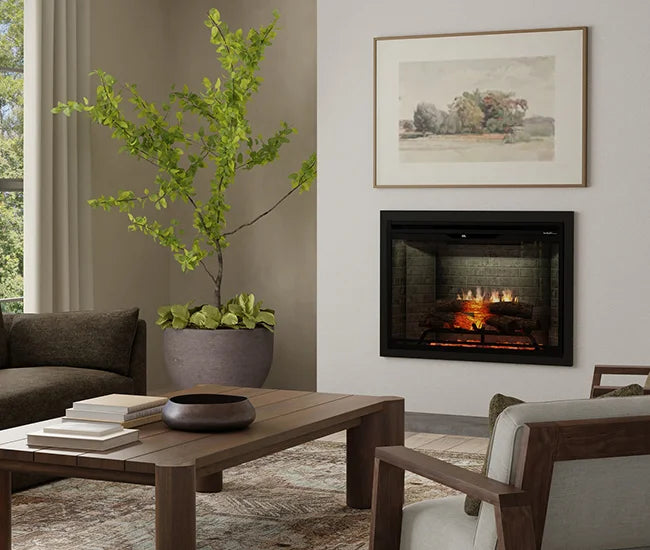 Dimplex Revillusion 24-inch Neutral Brick Built-In Firebox