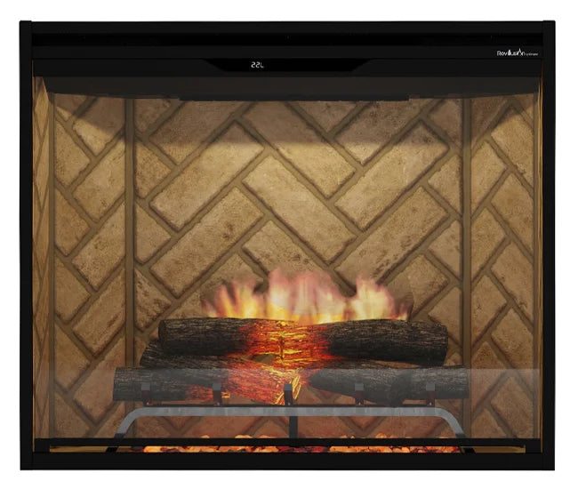 Dimplex Revillusion 36-inch Herringone Built-In Firebox, Portrait