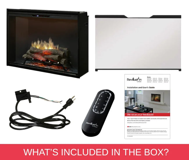 Dimplex Revillusion 42-inch Black Built-In Firebox