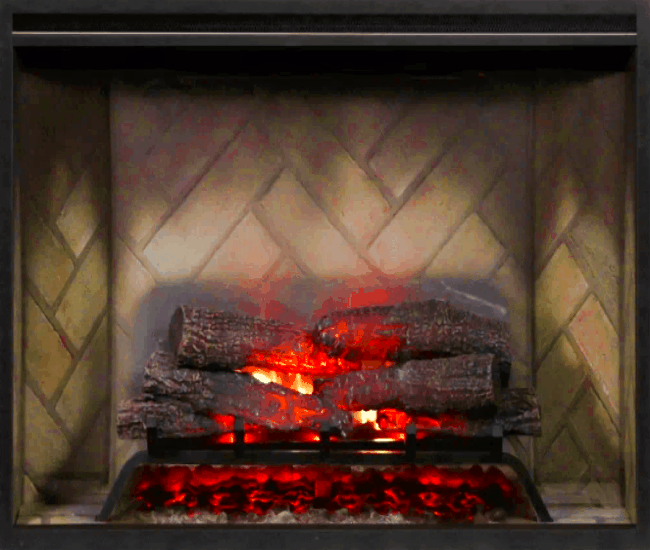 Dimplex Revillusion 24-inch Herringbone Built-In Firebox