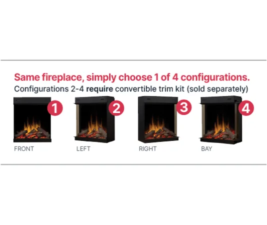 Dimplex Ignite Aspire 36-inch Built-In Firebox Electric Fireplace